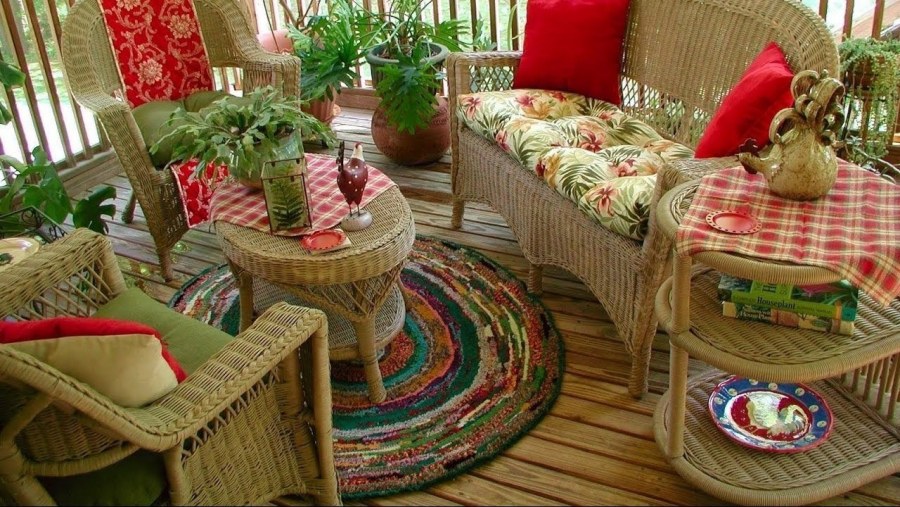 Декор террасы на даче