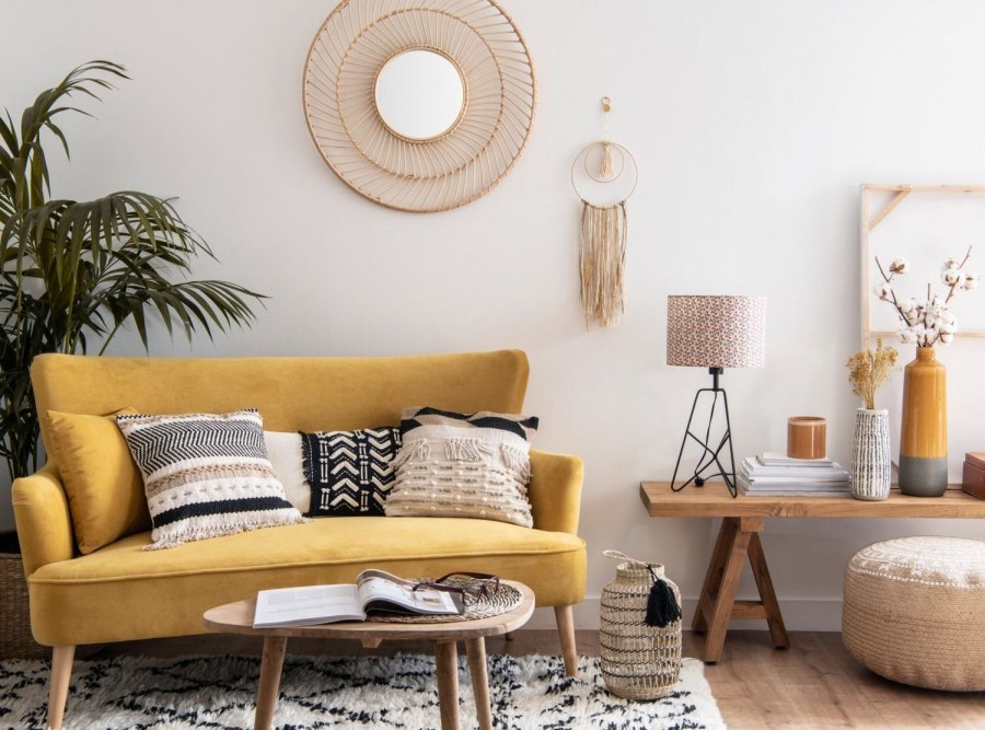 Сканди стиль желтый