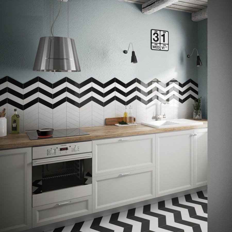 Плитка equipe Chevron Wall White