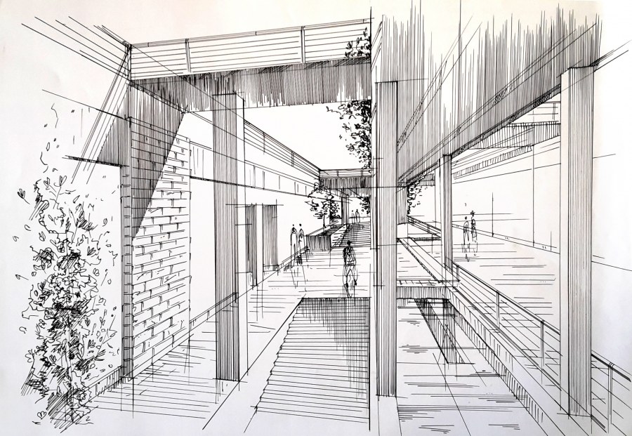 Красивая архитектура перспектива