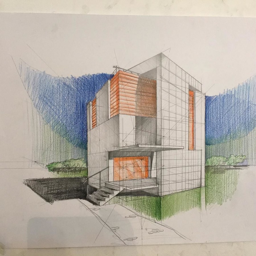 3д скетчи архитектура