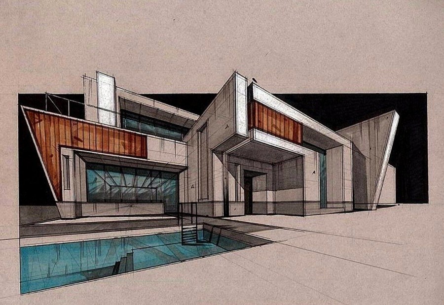 Эскиз экстерьера