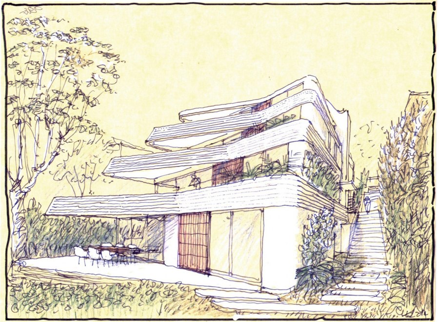 Архитектура и дизайн рисунки