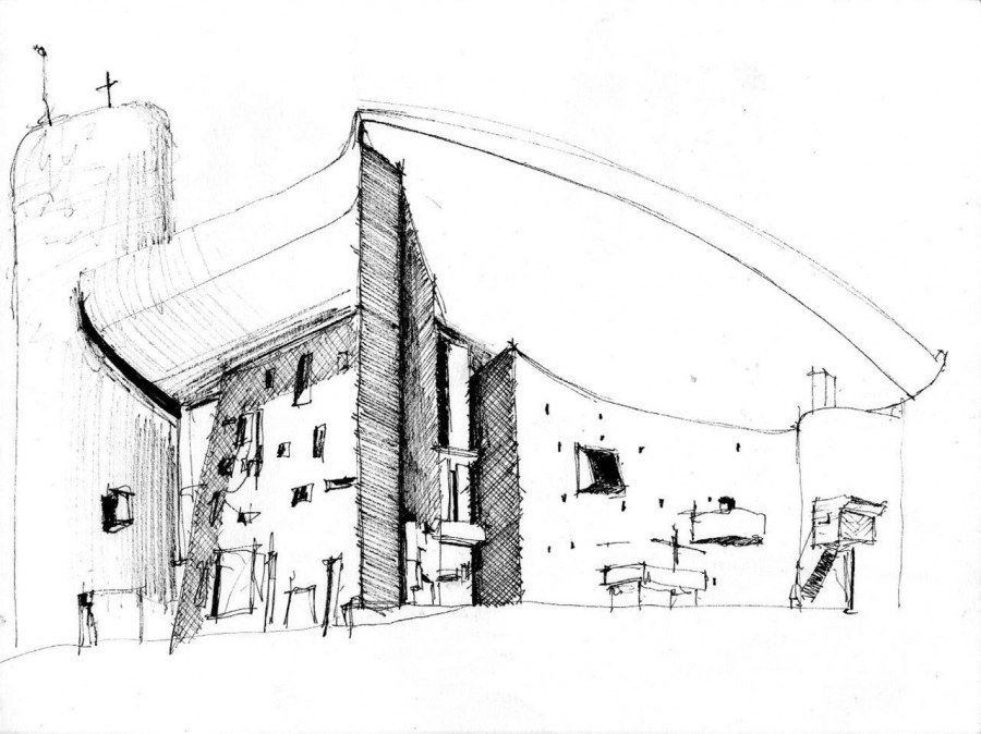 Ле Корбюзье скетчи