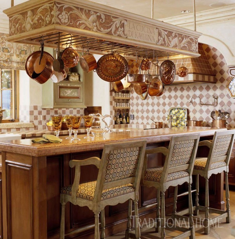 Медная посуда в интерьере