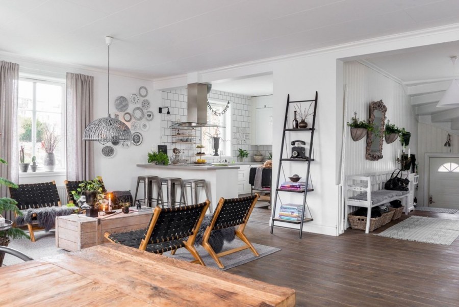 Сканди Кантри гостиная