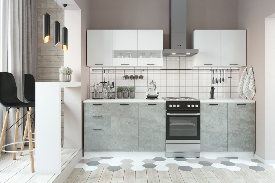 Кухня Дуся ДСВ Бунратти цемент