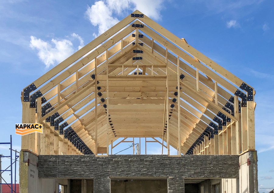 Барнхаус каркас конструктив