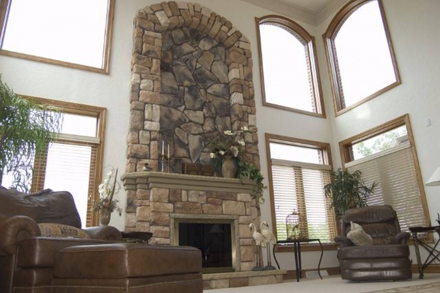 Отделка стен декоративным материалом