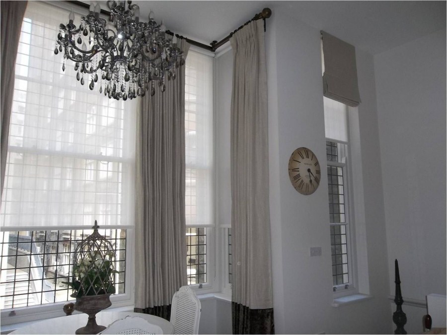 Портьеры на высокие окна