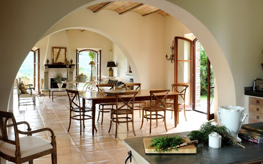 Итальянский дом в Тосканском стиле