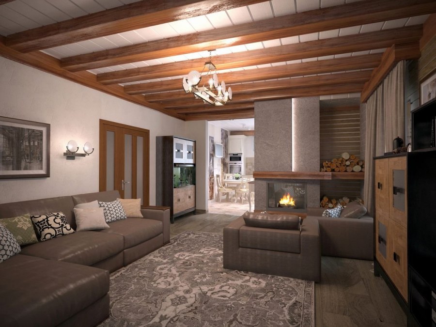 Интерьеры дачных домов