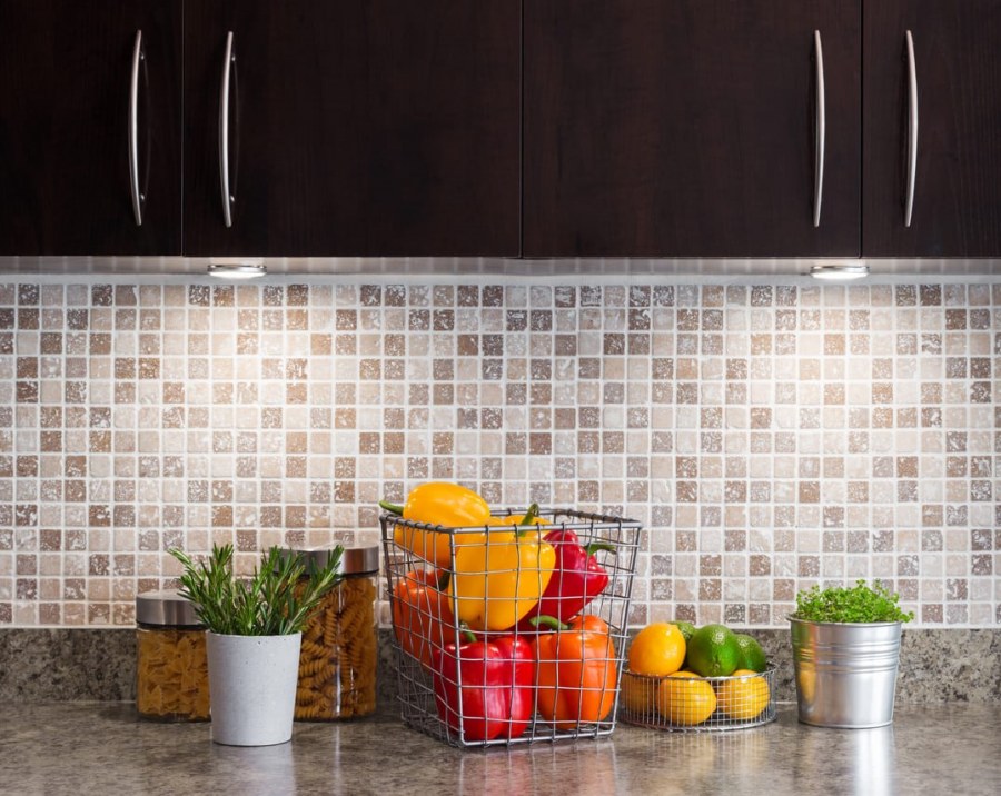 Мозаичная плитка для кухни на фартук