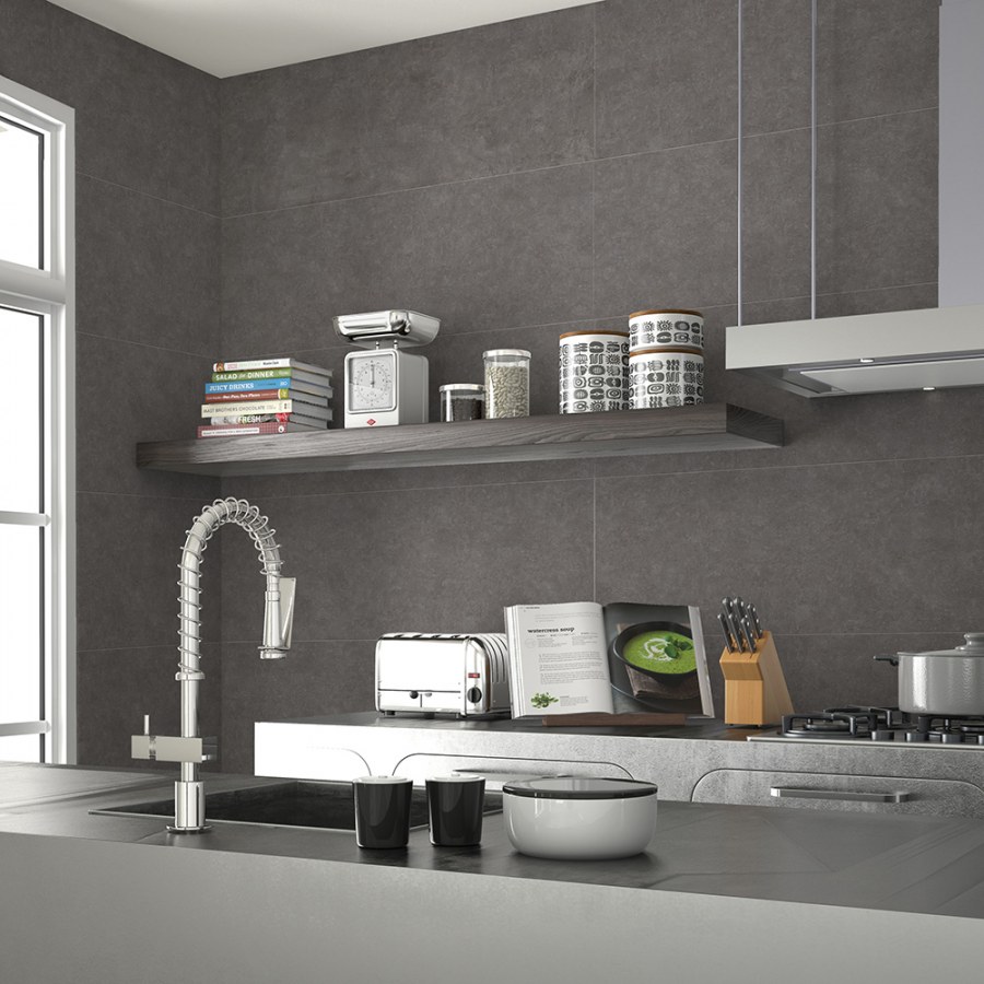 Плитка microcemento Blanco 30x90