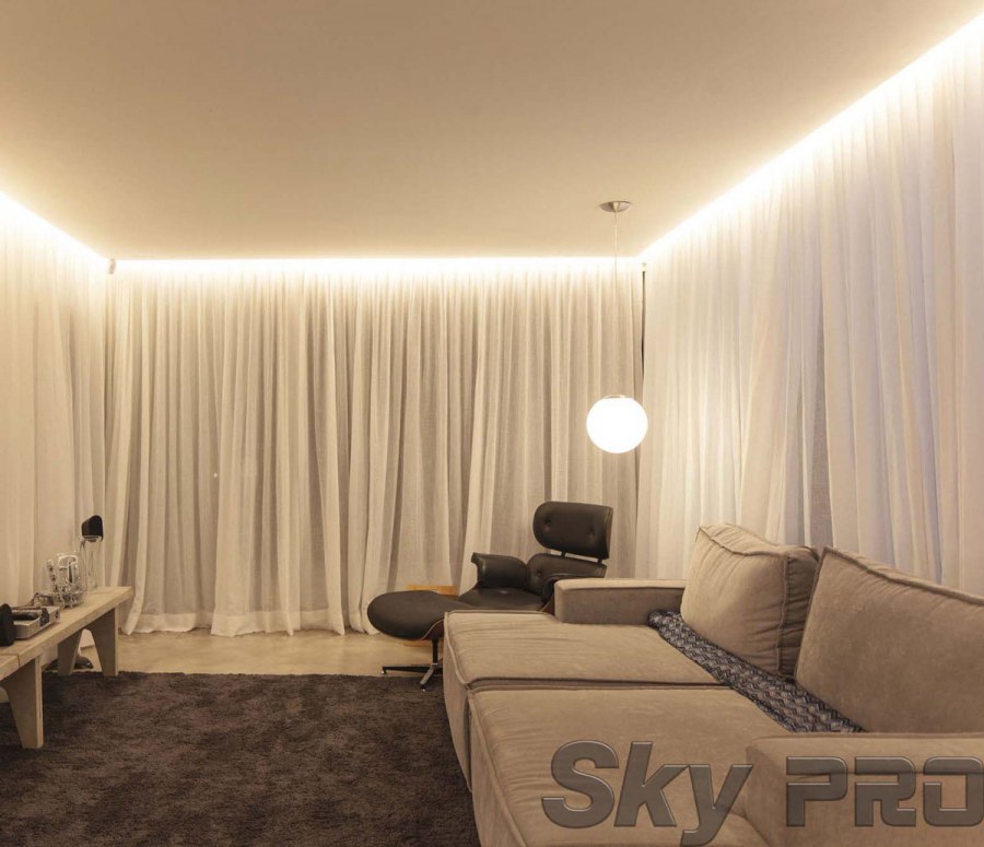 Подсветки для шторы в комнату