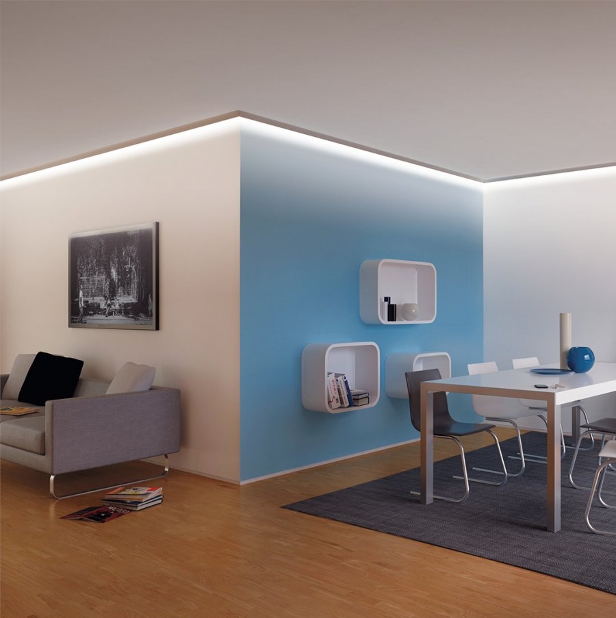 Подсветка по периметру комнаты