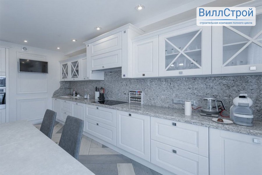 Кухня в белом цвете