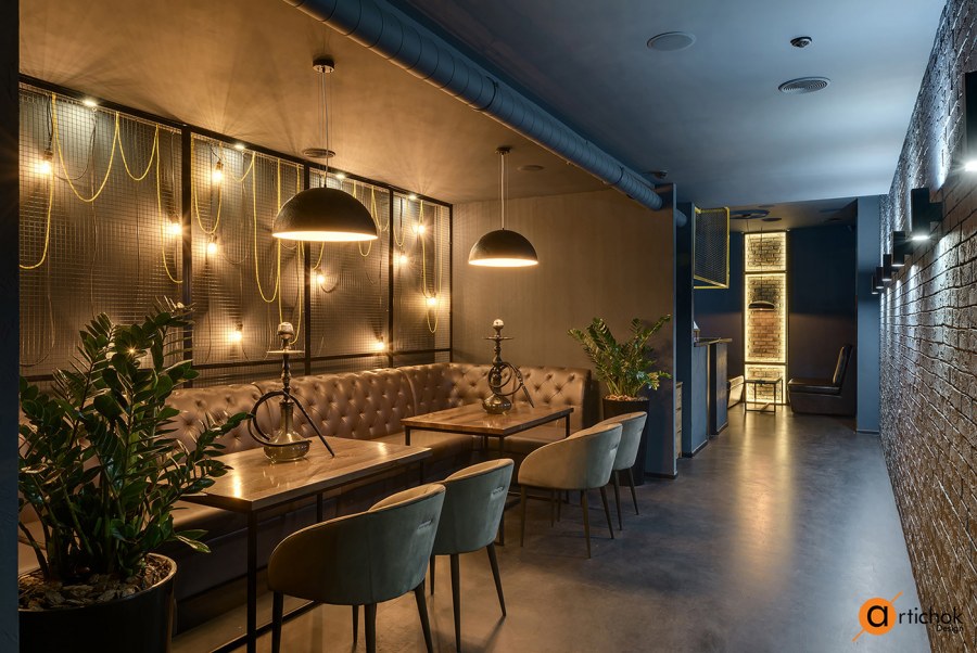 Интерьер кальян-бара