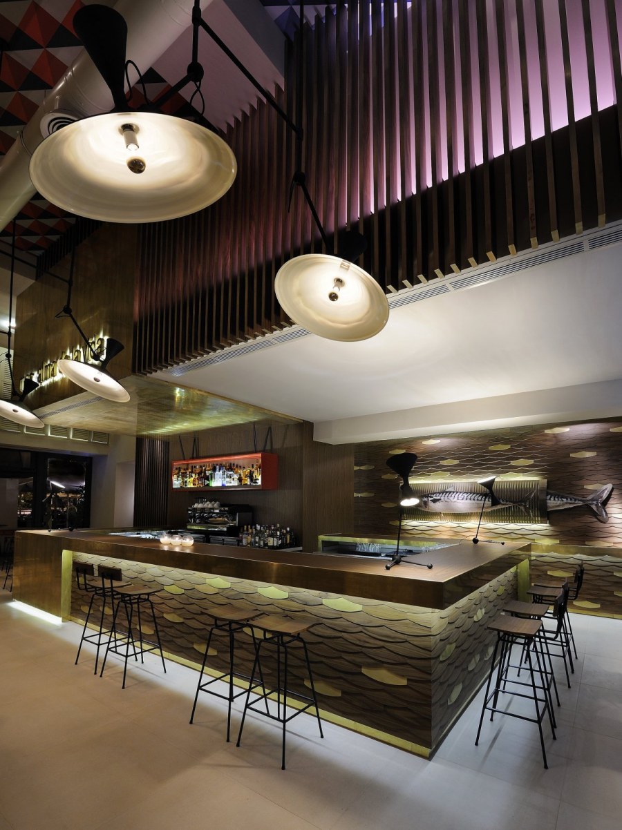 Необычный интерьер кафе