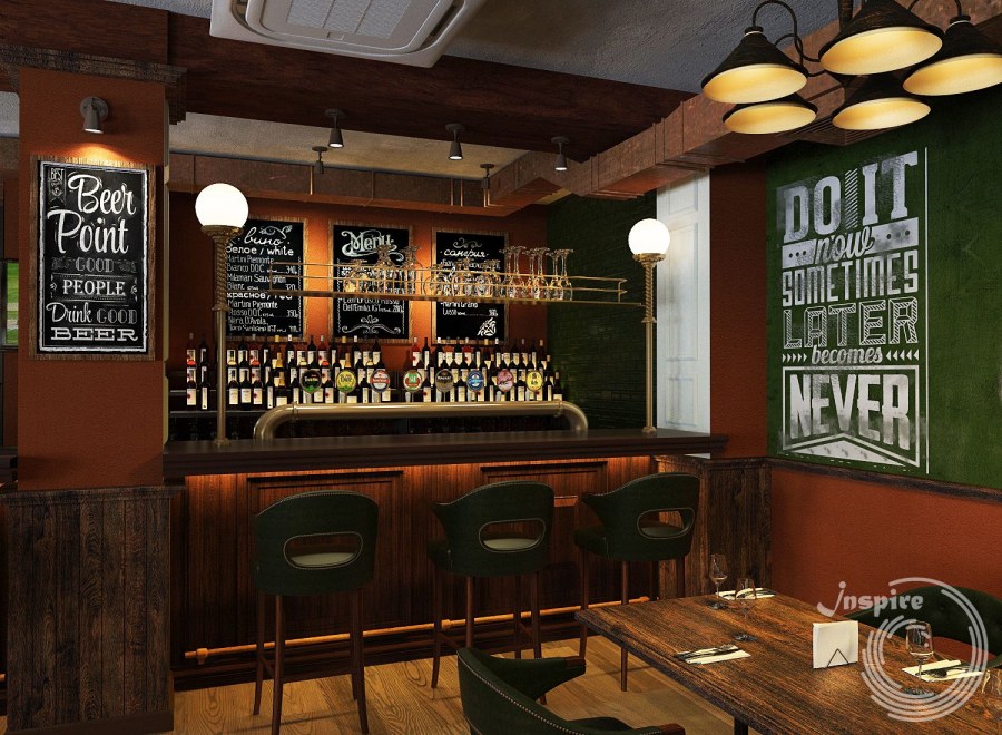 Интерьер пивных баров