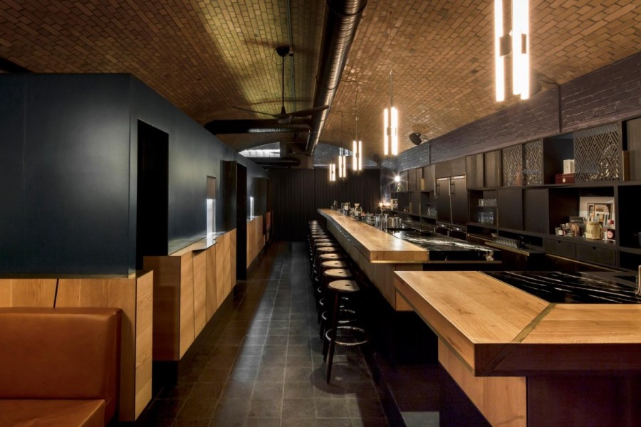 Барная стойка вид изнутри