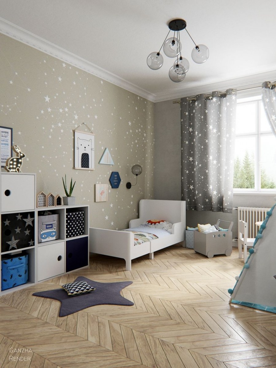 Детская комната в скандинавском стиле