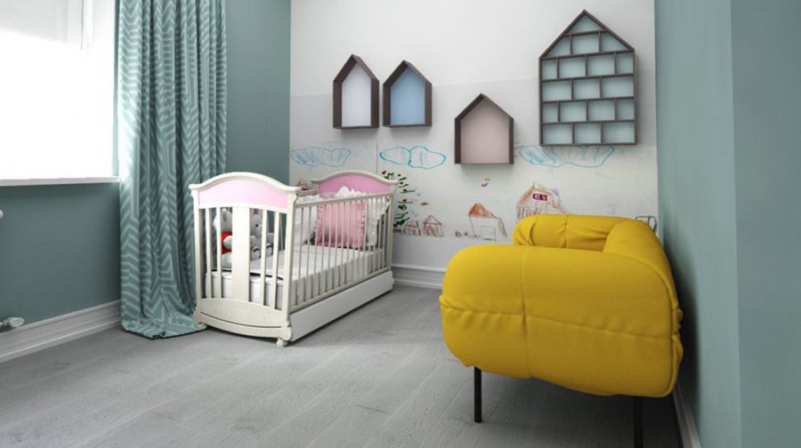 Скандинавский стиль в детской комнате