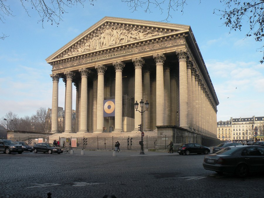 Церковь ла Мадлен в Париже