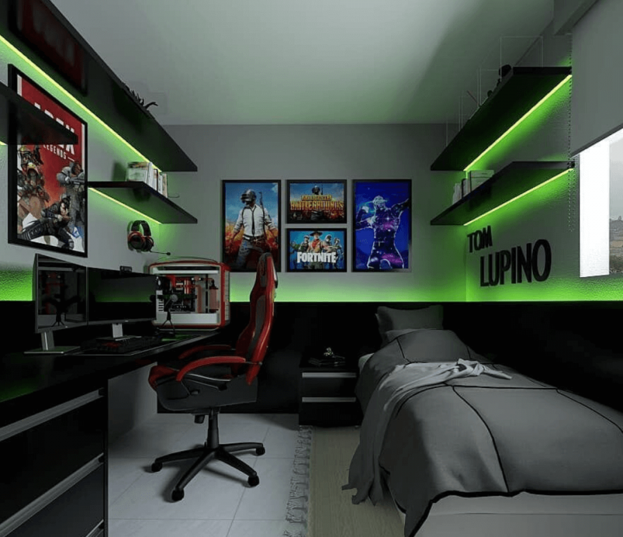 Дизайнерская геймерская комната