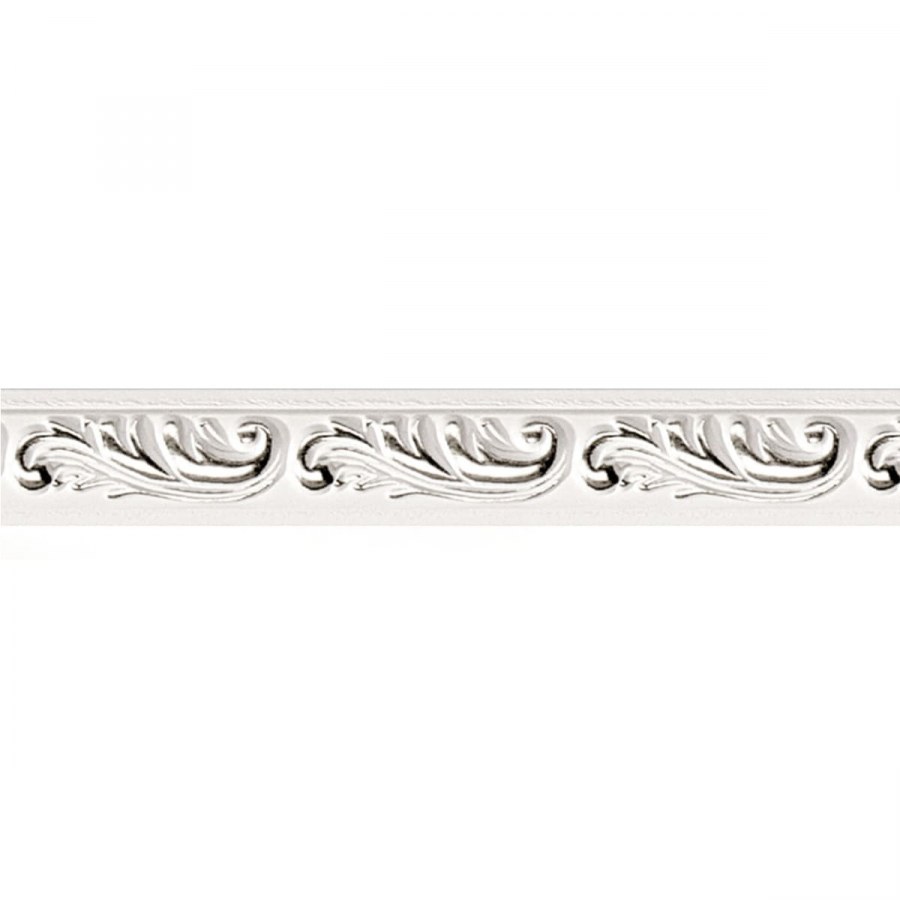 Молдинг настенный полистирол Decomaster 130-60 белый 1х1.5х200 см