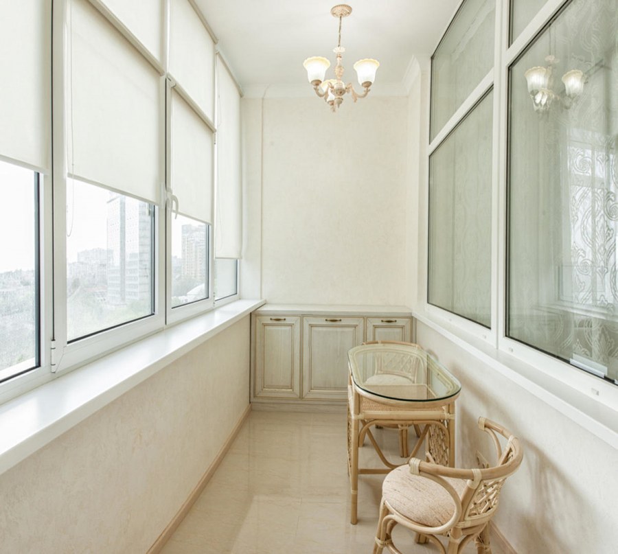 Светлая лоджия