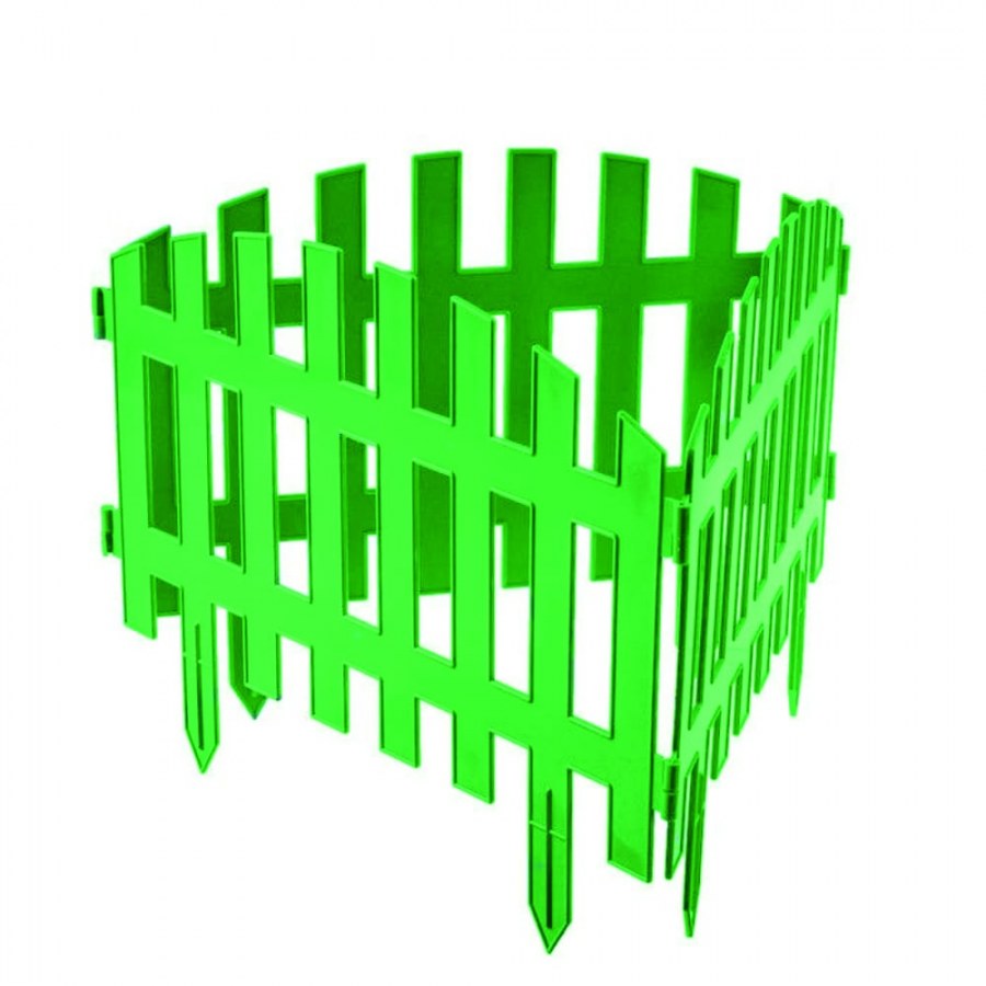 Забор декоративный renessans №2, 3,1х0,35 м, белый, GARDENPLAST