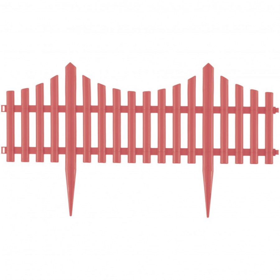 Забор декоративный "гибкий", 24 x 300 см коралловый PALISAD/65018