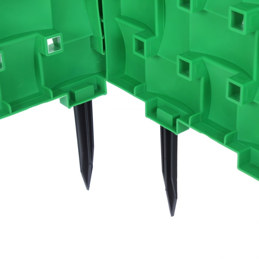 Ограждение «плетенка» цвет зеленый 2.4 м