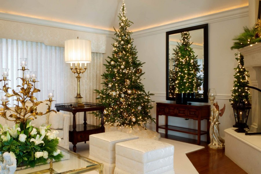 Шикарный новогодний интерьер