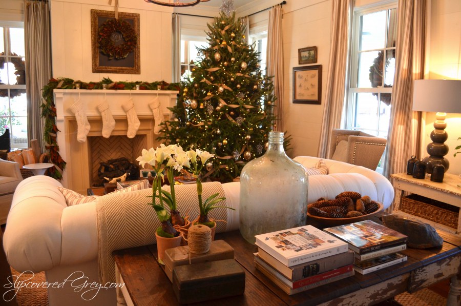 Американский Рождественский интерьер