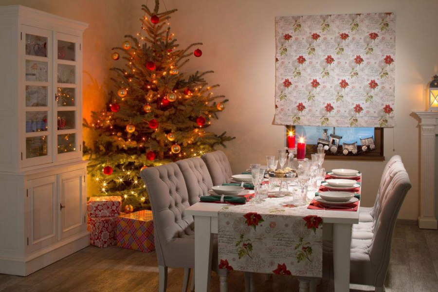 Новогодний интерьер кухни