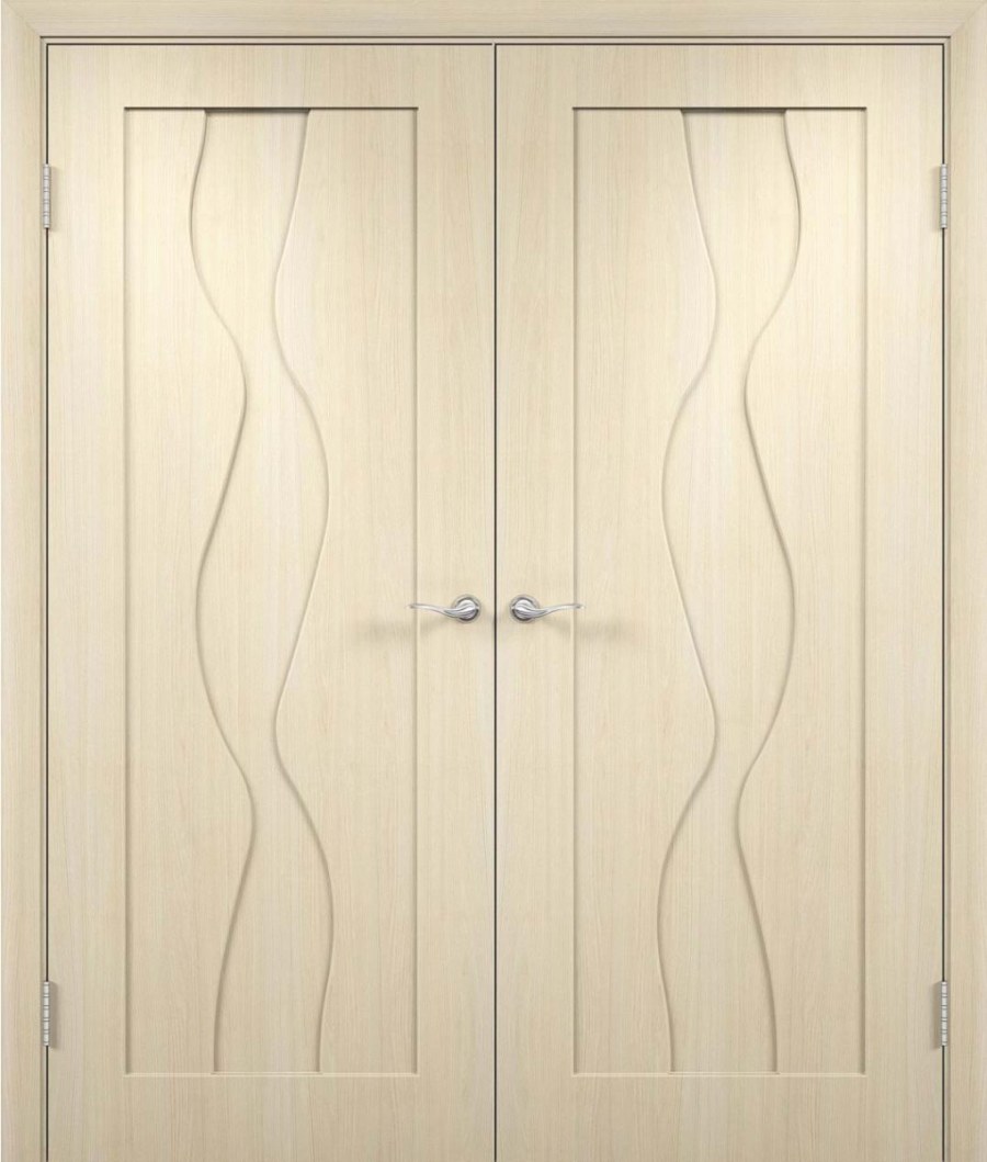 Двери ПВХ Вираж беленый дуб