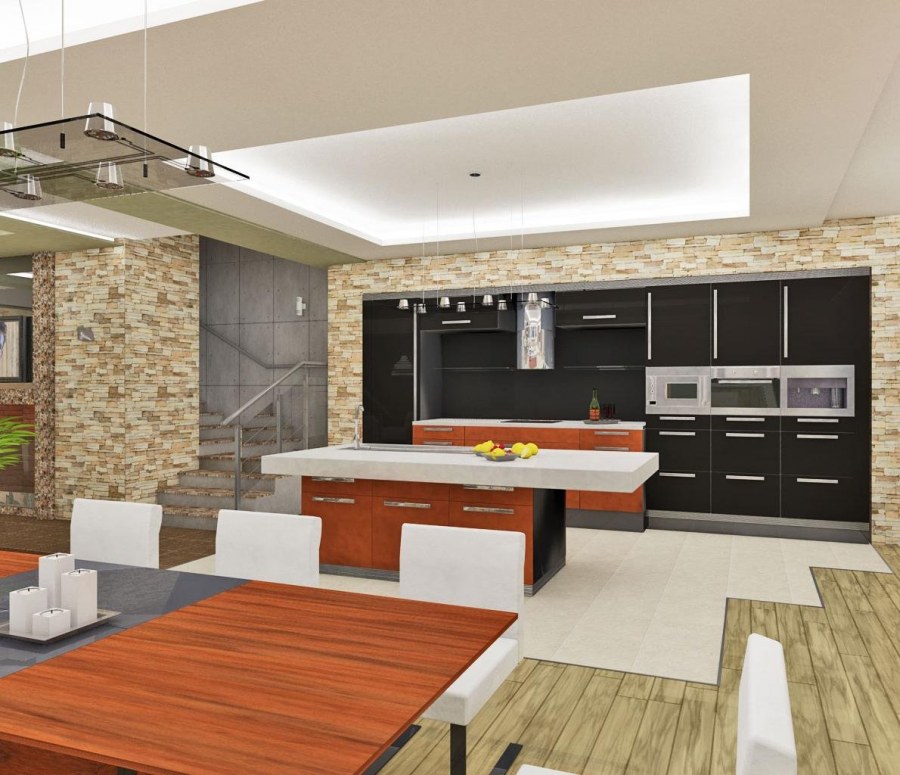 Интерьер в стиле Райта