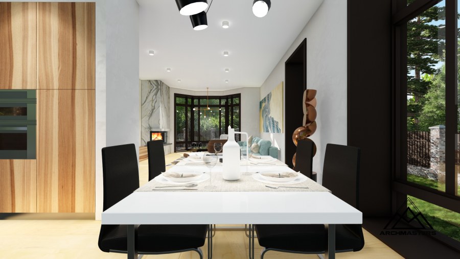 Фрэнк Ллойд Райт интерьеры столовых