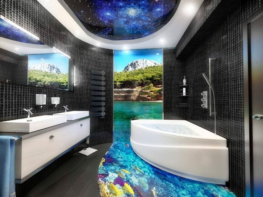 Необычные Ванные комнаты