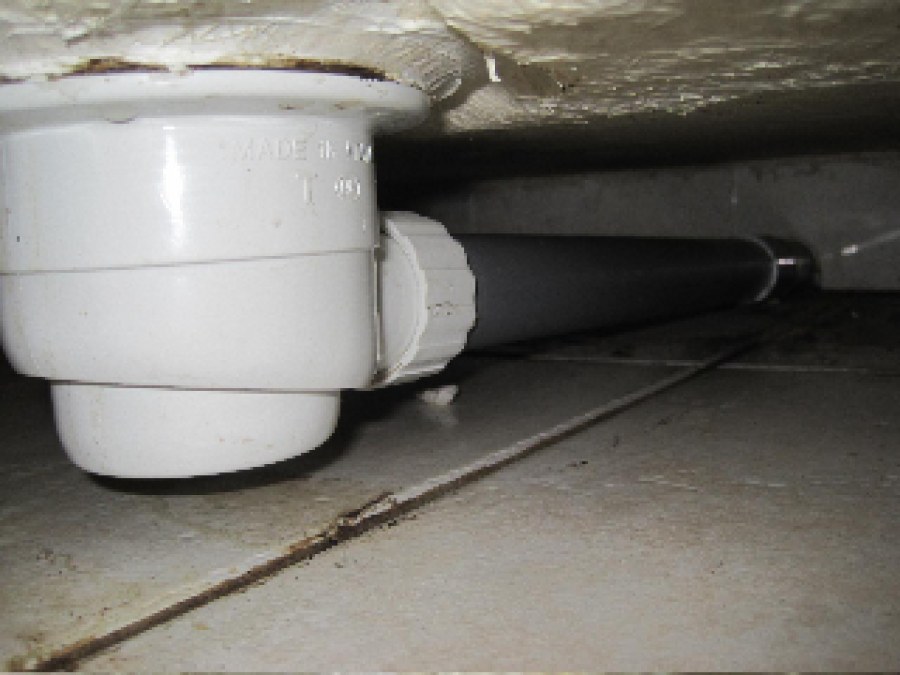 Схема гидрозатвора канализации