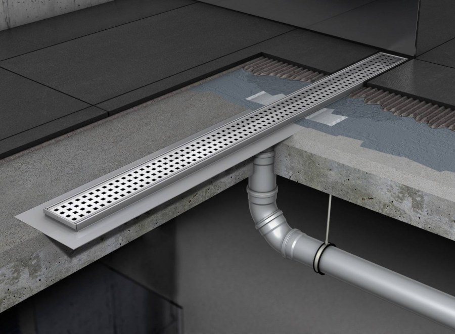 Сливное отверстие в светильнике