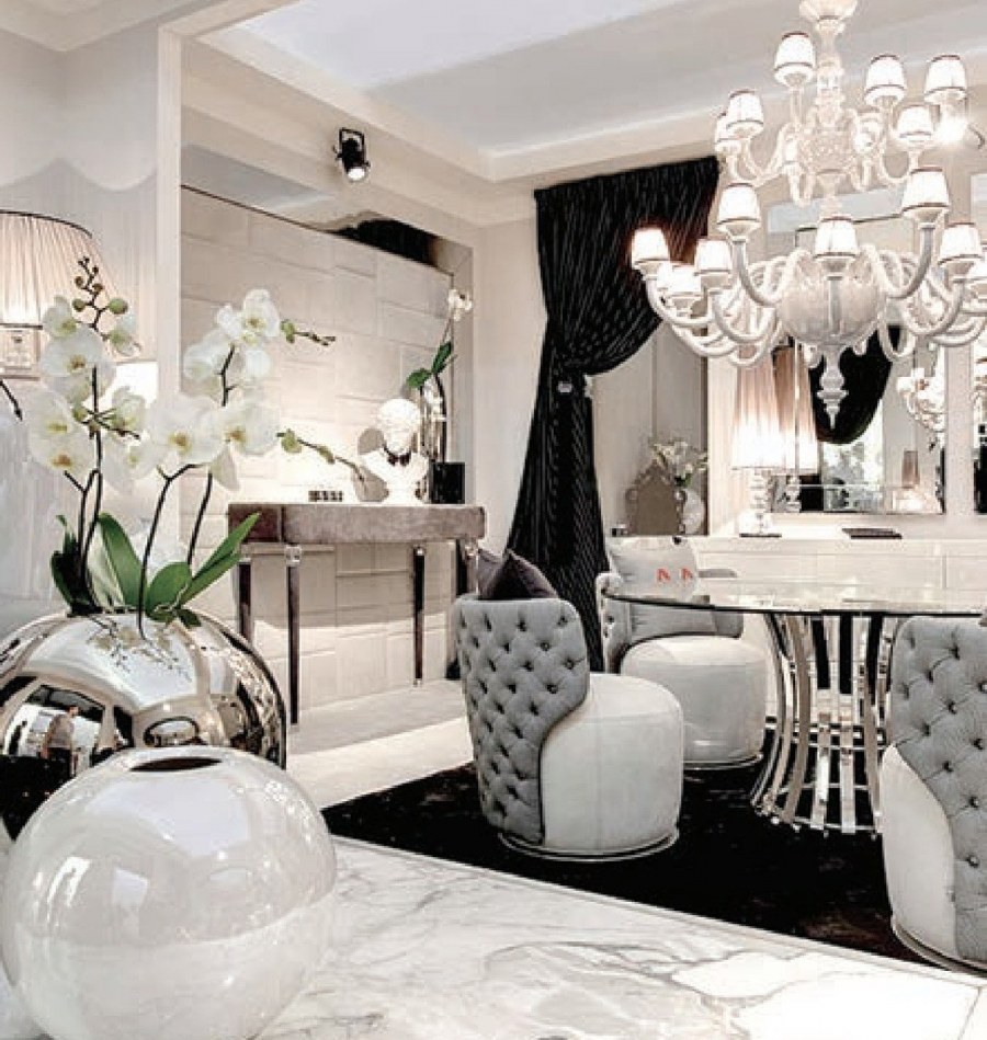 Стиль гламур в интерьере