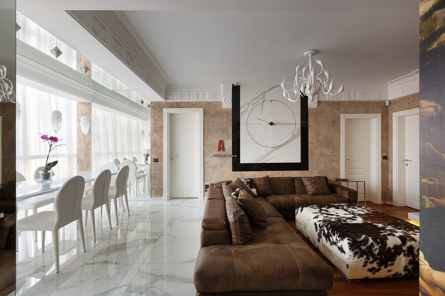 Интерьер квартиры с венецианскими мотивами