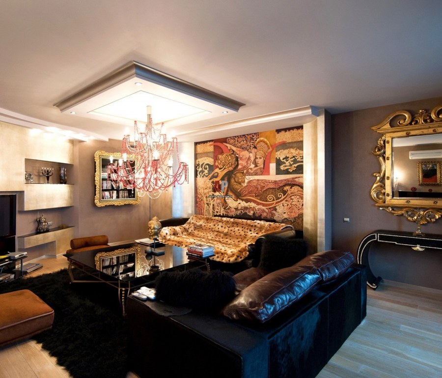 Стиль гламур в интерьере