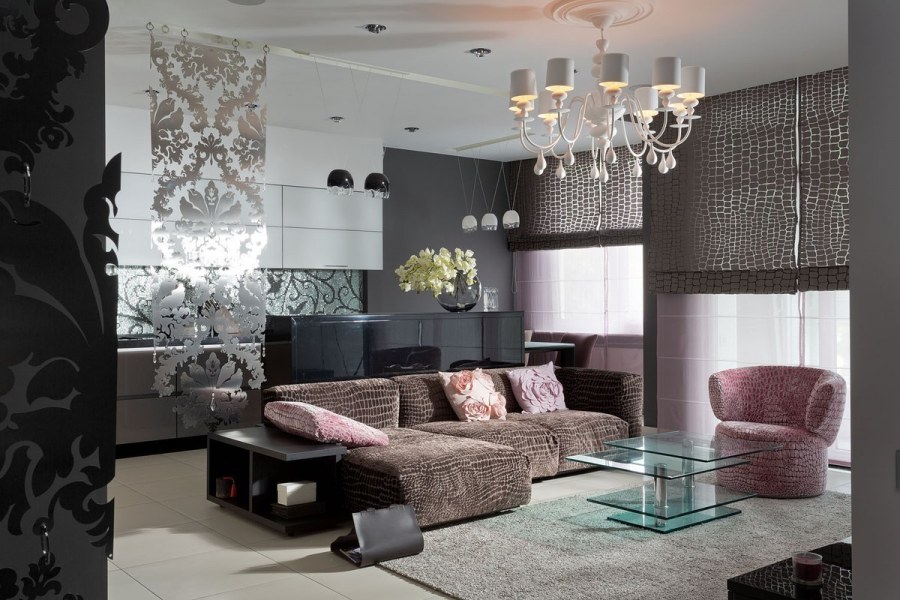 Управляемый светодиодный светильник siyanie 60w r-515-Crystal-220v-ip44