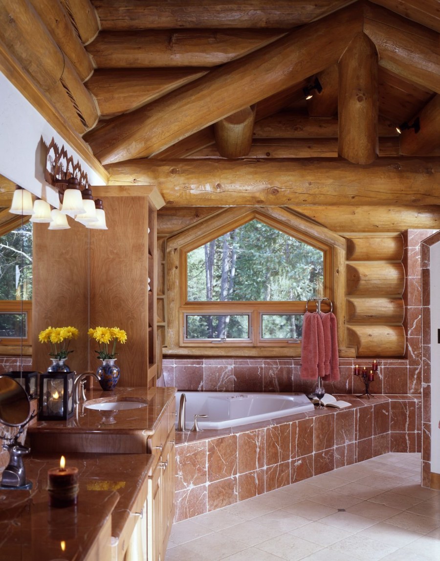 Дома из сруба интерьер внутри