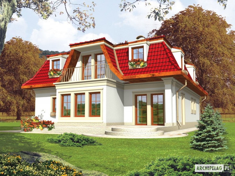 Мансардные крыши частных домов