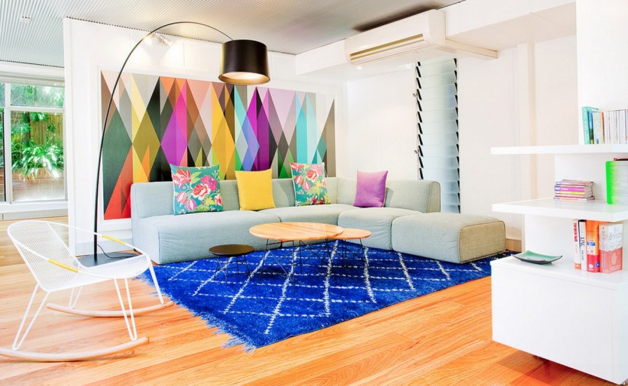 Яркие детали в интерьере